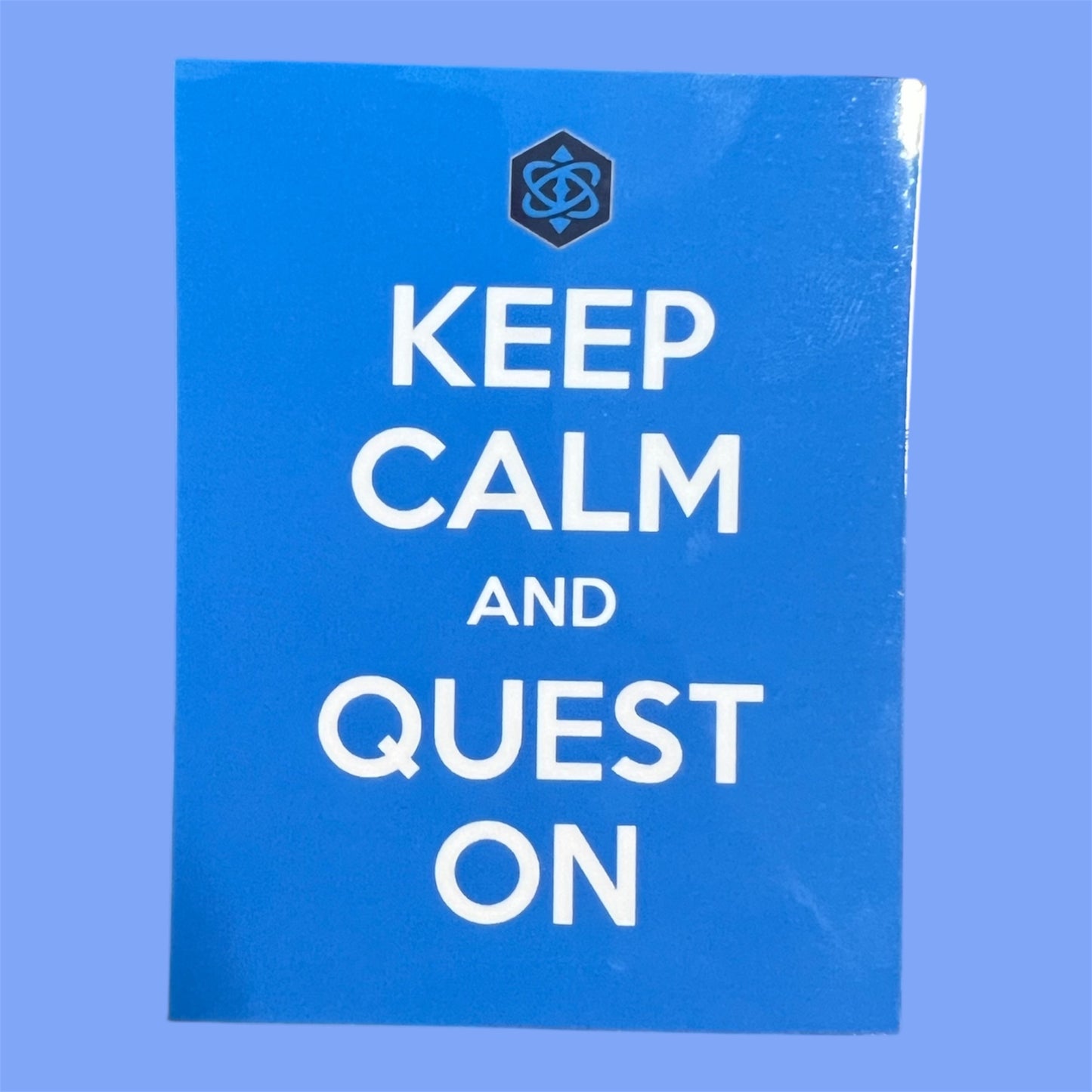 Lorcana Sticker - Keep Calm Sapphire