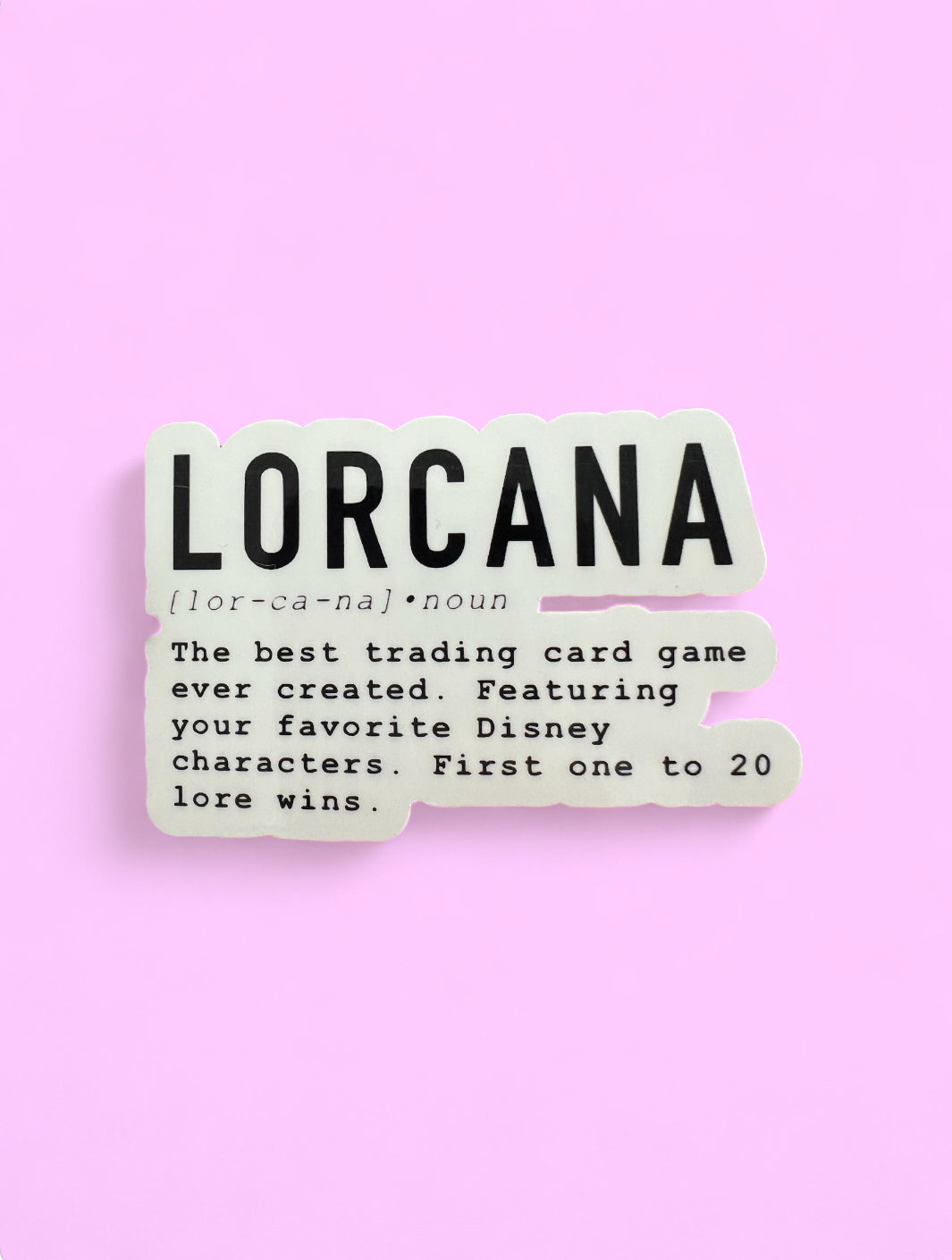 Lorcana Sticker - Lorcana Definition