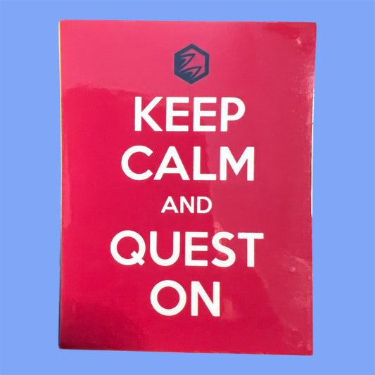 Lorcana Sticker - Keep Calm Ruby